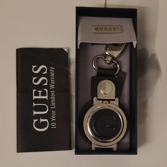 GUESS Black and Silver Watch with Keychain - Picture 9 of 10